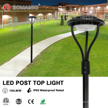 Waterproof photocell landscape led street lights 60w 100w 150w post top led lighting fixture post top lights modern